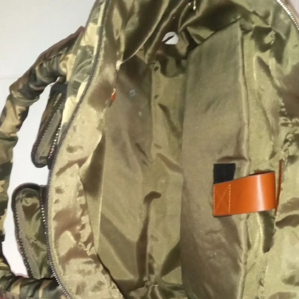 Joan & David Vacation Travel Weekend Bag in a Camouflage Pattern